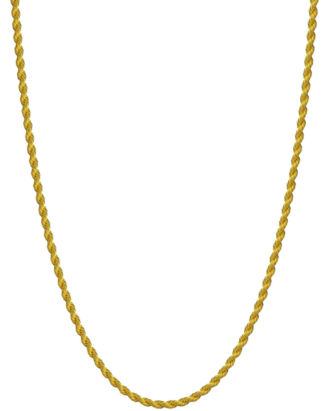 Skinny Twisted Stacking Chain (18k Gold)