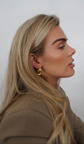 Miss Knot Vintage Earrings - 24K Gold