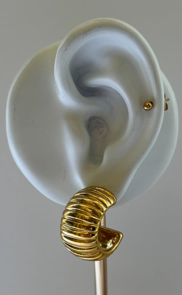 Sammy Vintage Hoops - 24K Gold