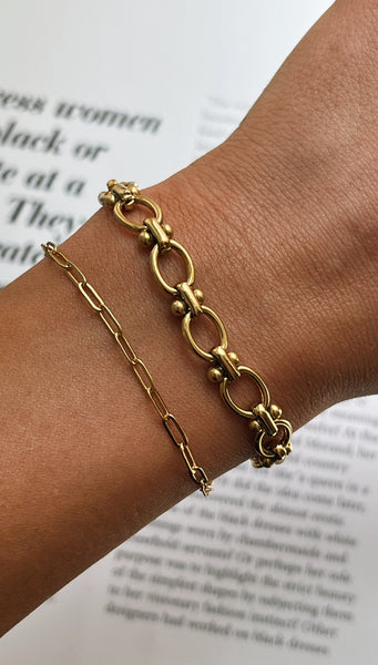 Jolene Bracelet Set-24K Gold