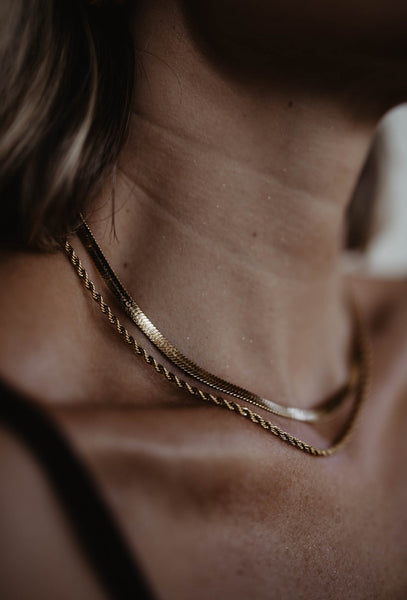 5 PIECE STACKING SET - 24K GOLD