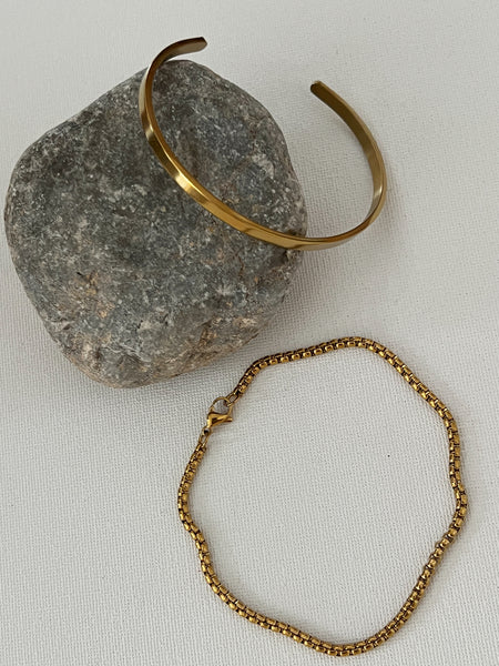 Miles Bracelet -24K Gold