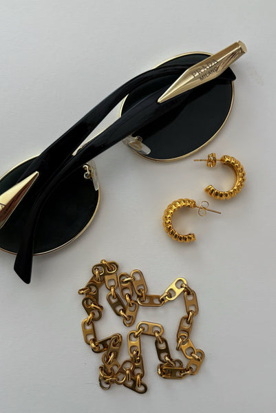 Lala Earrings - 24K Gold
