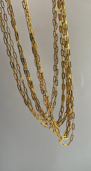 5 PIECE STACKING SET - 24K GOLD