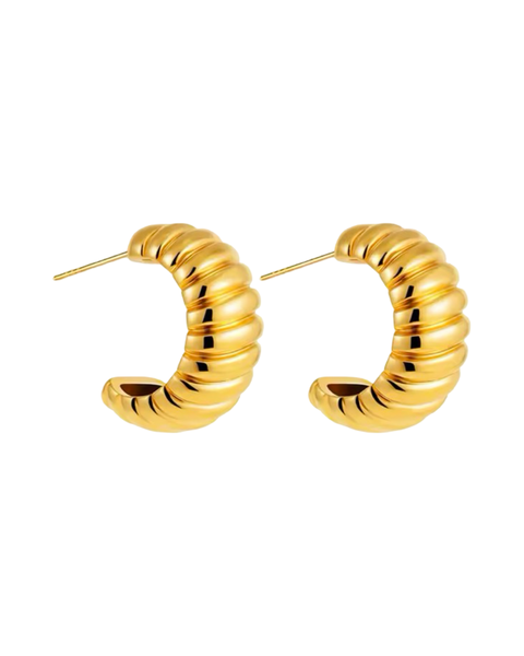 Lala Earrings - 24K Gold