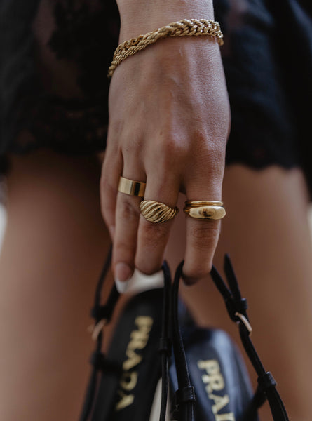Edith Twisted Rope Bracelet (18k Gold Plated)