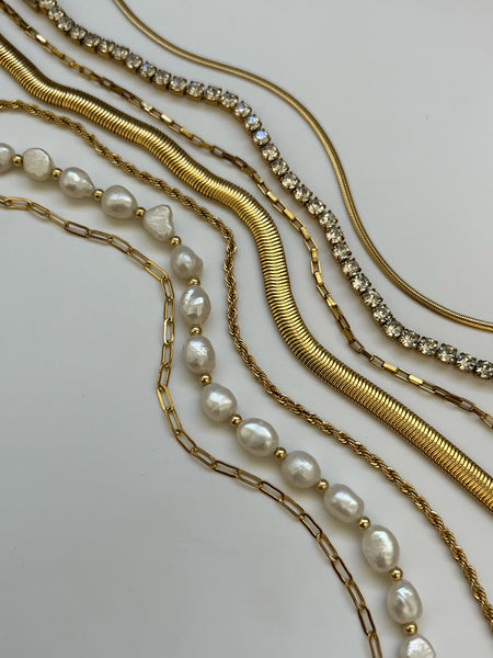Darcie Stacking Chain (18k Gold)