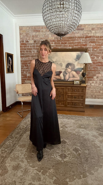 Saza Lace Bandage Vintage Slip