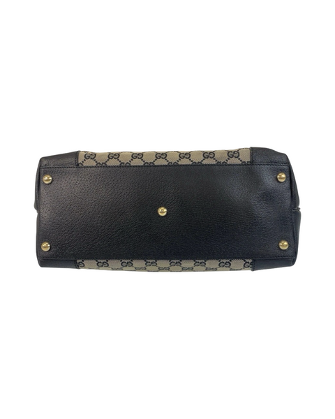Vintage Gucci GG Canvas Tote Bag – Grey/Black