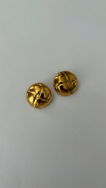 Bev Earrings 24k Gold