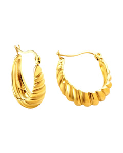 Greta Earrings (24k Gold)
