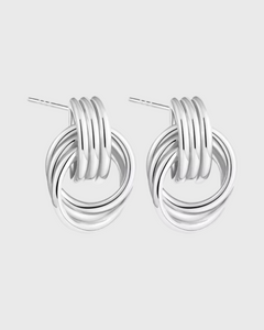 Miss Knot Vintage Earrings - Sterling Silver