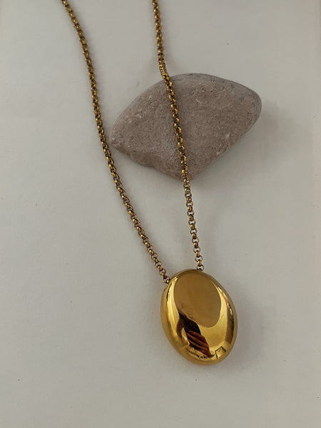 Pia Pendant -24K Gold