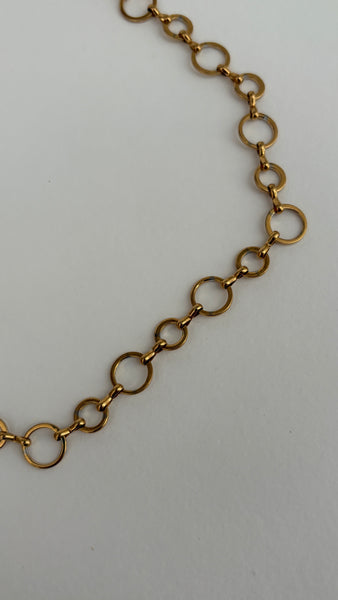 Sample Chain Necklace  -24k Gold