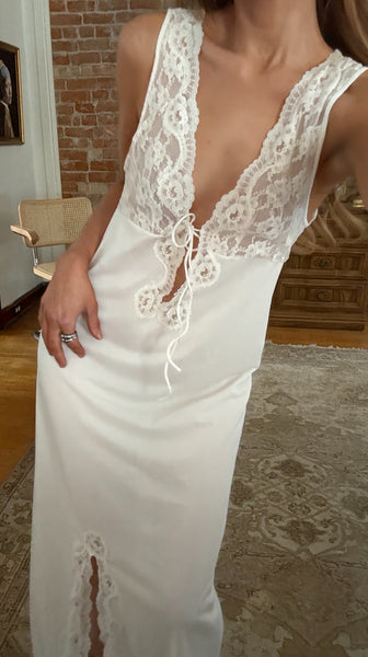 Two Piece Sacks Vintage Lace Slip