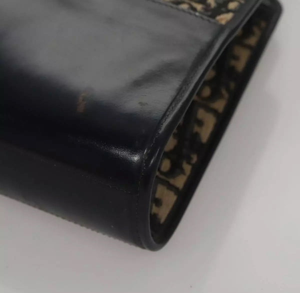 Christian Dior Navy Leather Navy Handle Bag