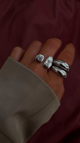 Lottie Stone Adjustable Ring