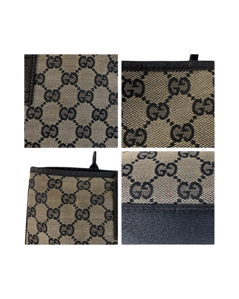 Vintage Gucci GG Canvas Tote Bag – Grey/Black