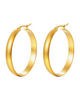 40mm Classic Hoop- 24K Gold
