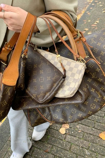 Vintage Louis Vuitton Monogram Leather Tote Bag