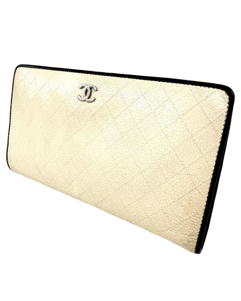 Chanel Lamb Skin Clutch/ Wallet