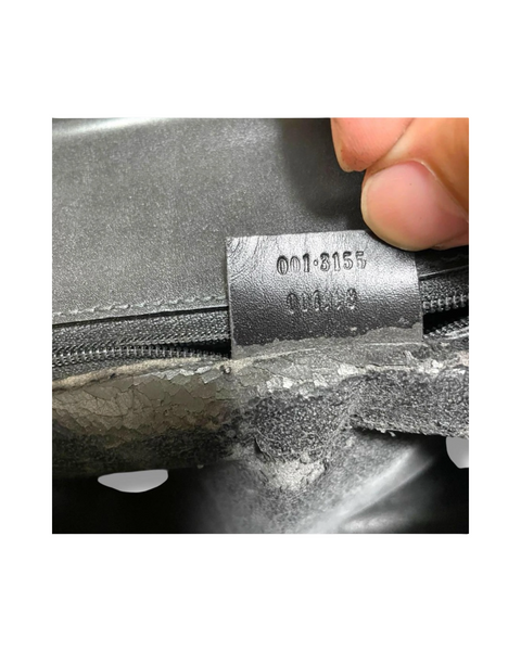 Gucci Leather & Silver hardware handle bag