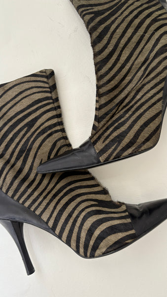 Pony hair Y2K Boots 39