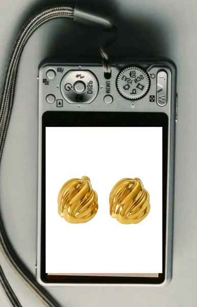 New It Girl Vintage Earrings - 24K Gold