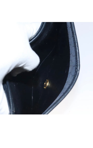 Vintage Christian Dior Shoulder Bag — Navy & Gold