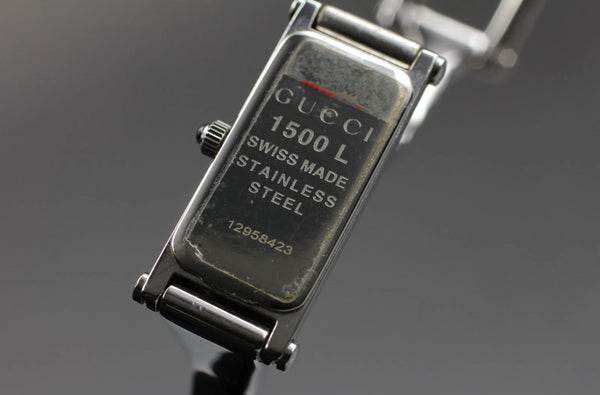 Gucci 1500L Silver Stainless Steel Watch