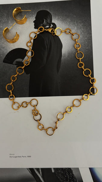 Sample Thick Hoop Earrings