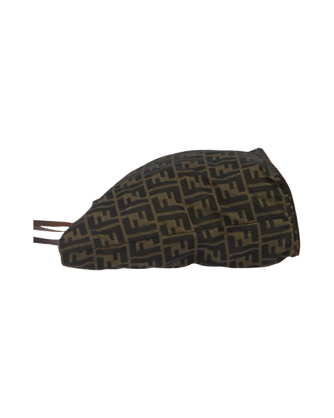 Vintage Fendi Zucca Canvas Tote Bag – Black/Brown