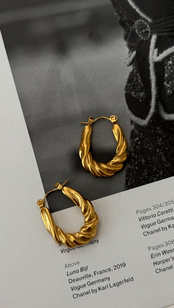 Vintage Textured Earrings