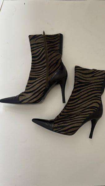 Pony hair Y2K Boots 39