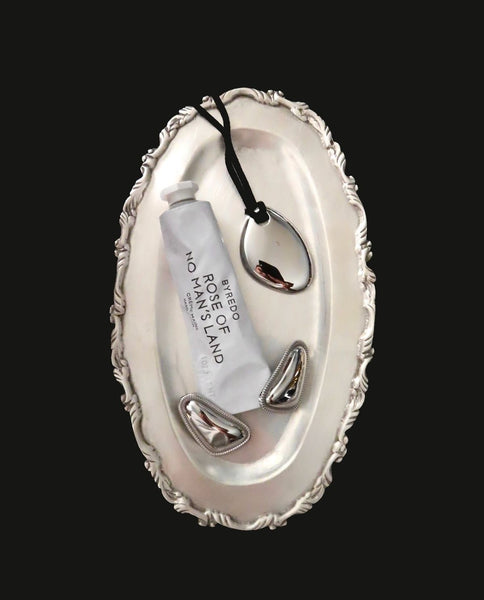 Modern Silver String Pendant