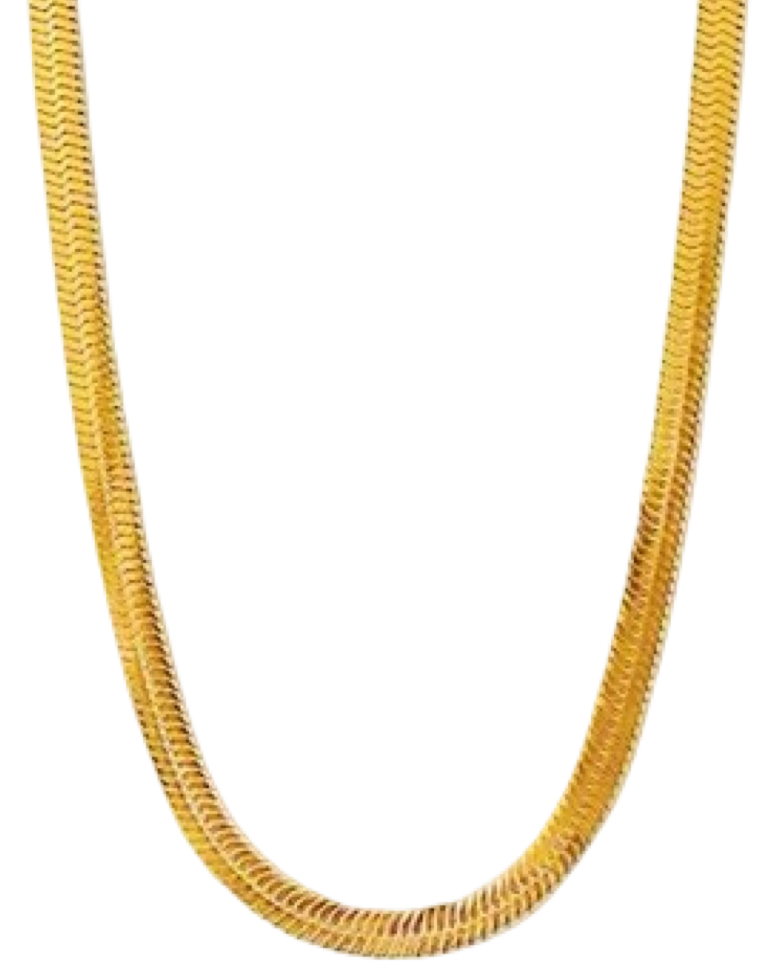4mm Herringbone Stacking Chain (24k Gold