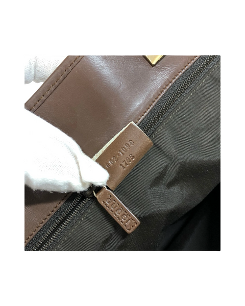 Vintage Gucci GG Canvas Tote Bag