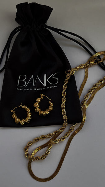 Banks Exclusive 24k Large Twisted Rope