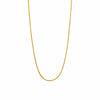 1mm Herringbone Stacking Chain (18k Gold)