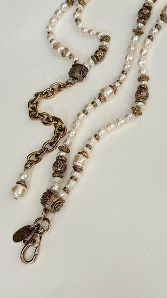 Pearl Vintage GoldTone Belt