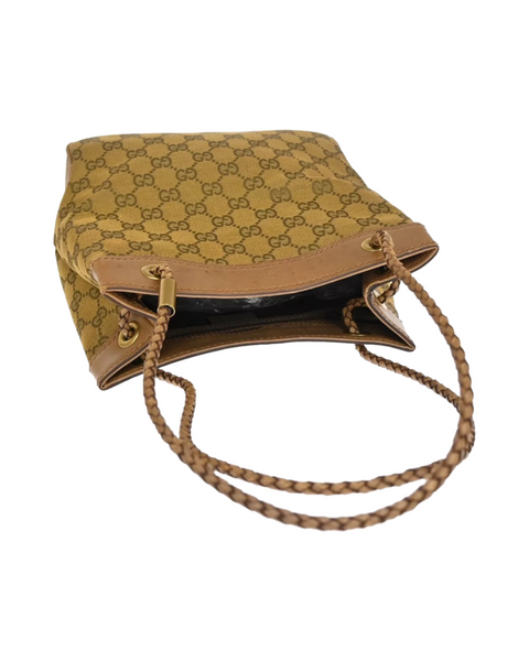 Gucci GG Tan Braided Bag