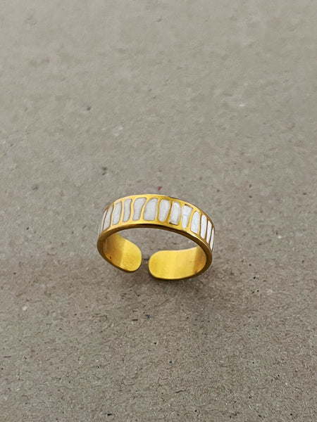 Lillian Adjustable Ring 24K Gold