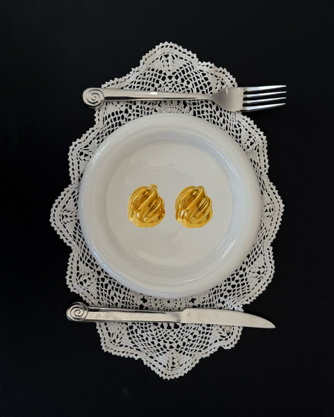 New It Girl Vintage Earrings - 24K Gold