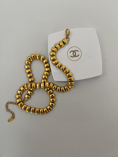 BANKS GIRL Necklace  -24k Gold