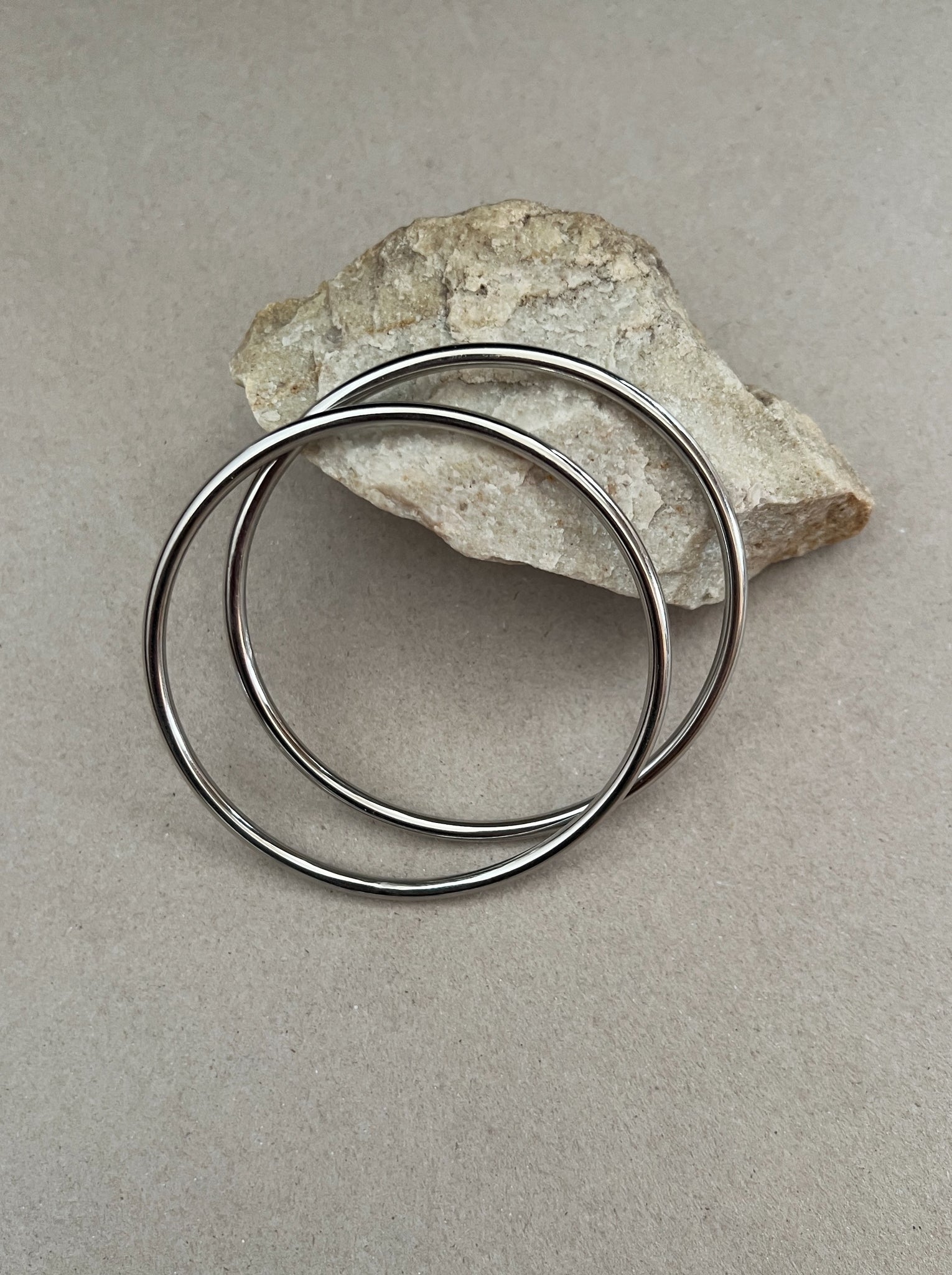 Billy Bangle Bracelet-Silver