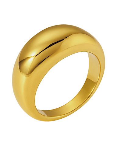 New Dome Ring (24k Gold)