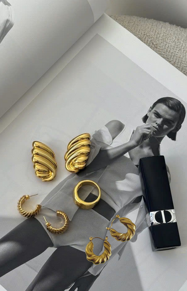 My Girl Hoops -24K Gold