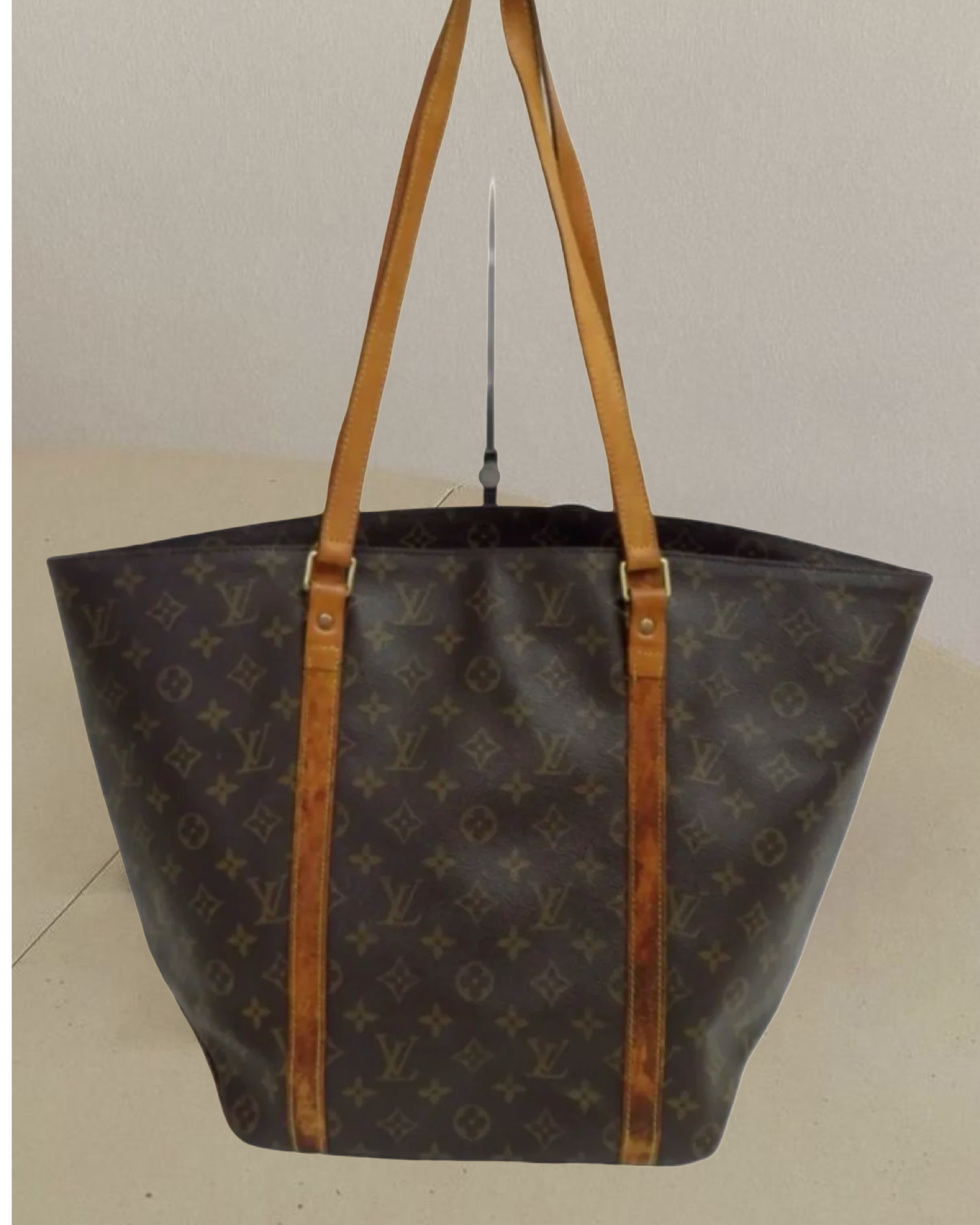 Vintage Louis Vuitton Monogram Leather Tote Bag
