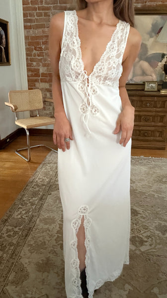 Two Piece Sacks Vintage Lace Slip