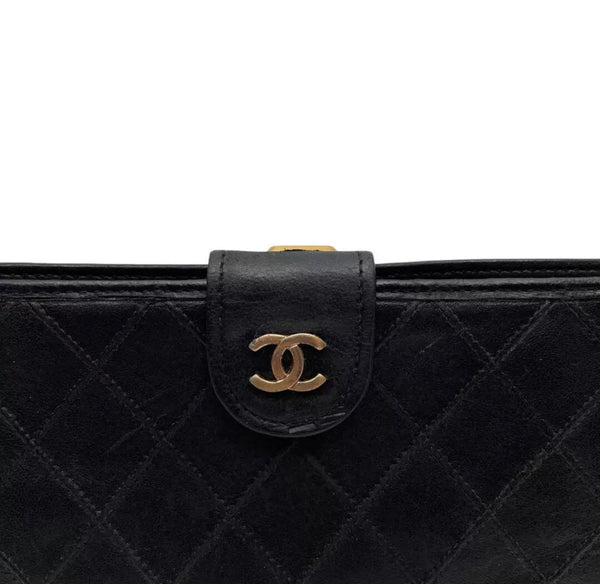 Chanel Lamb Skin Clutch/ Wallet